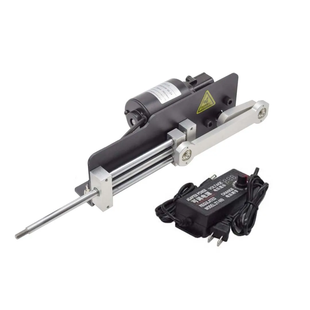 88mm Stroke DIY Reciprocating Motor Kit 280RPM Adjustable Speed Linear Actuator with 24V Power Supply for Electric Saw 1.5kg