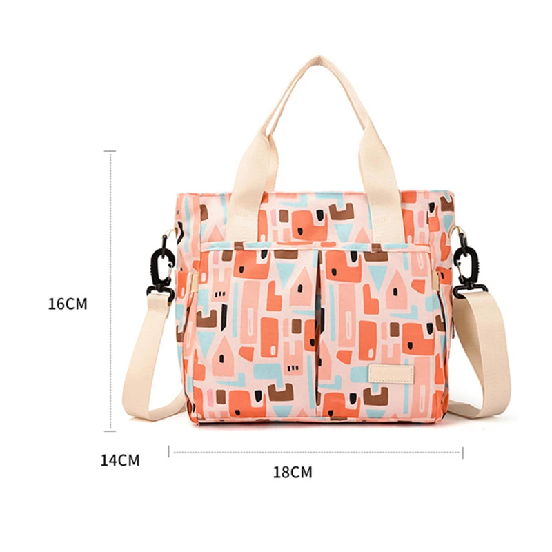 Large Capacity Mummy Diaper Bag Durable Baby Nursing Handbag Portable Shoulder Durable Insulation Lunch Bags for Travel Picnic