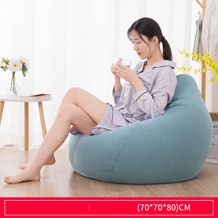 Imagen 5: Sofá Inflable de Espuma, Cómodo Sillón Reclinable de Espuma Viscoelástica para Sala de Estar con Reposapiés Pequeños