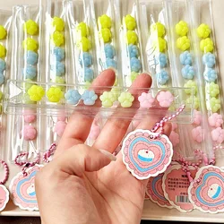 New Mochi Taba Squishy Cute Colorful Macaron Mini Kitten Paw Finger Toy Cute DIY Accessories Soft Kawaii Gift Soft Girl Hang-up