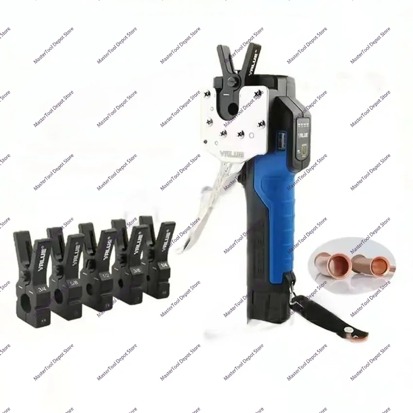 Upgrade VEF-1S/-2 Copper Tube Electric Expander Automatic Expander Flaring Tool Electric Copper Tube Rechargeable Expander