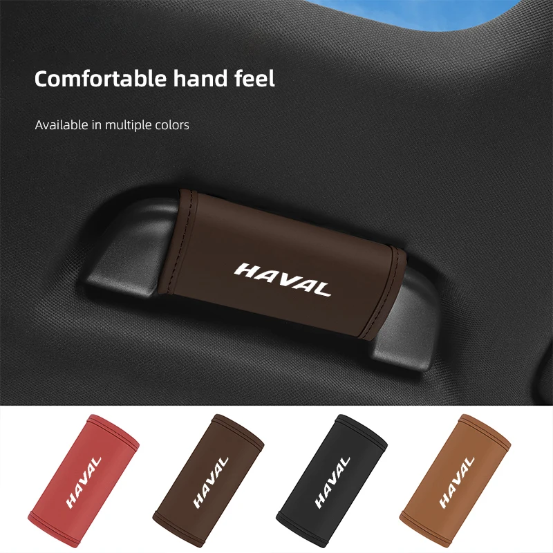 2Pcs Car Door Handle Protector Cover For Haval H6 Jolion H9 F7X F7 Dargo H1 H2S M6 H3 H4 H5 Anti-slip Leather Glove