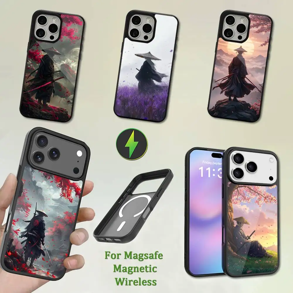 

Cool Art Bushido Samurai Phone Case For iPhone 13,12,11,16,15,17,14,Pro,Max,Plus,Mini,Magsafe,Magnetic Wireless Charging