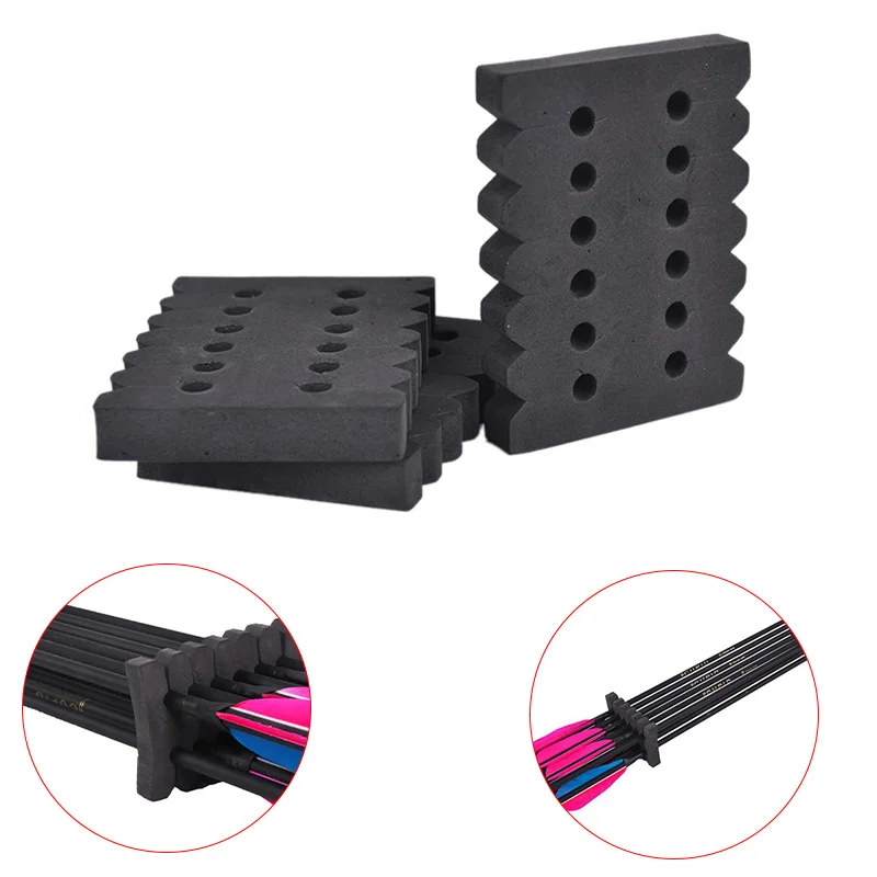 

3pcs Arrow Holder EVA Foam Rack 12 Arrows Separator Quiver Protection Shelf