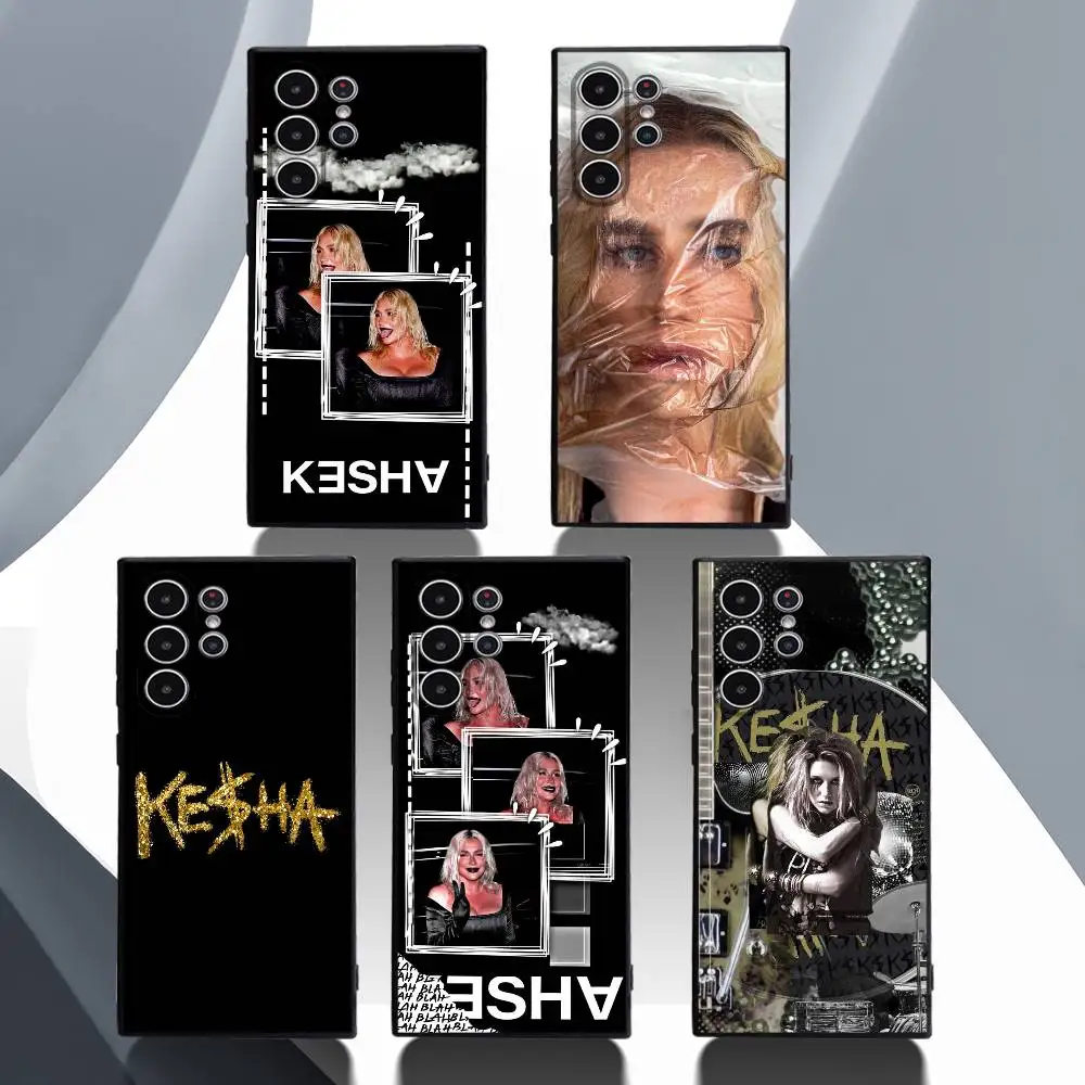 

Famous Electropop K-Kesha Phone Case For Samsung Galaxy S25 S24 S22 S23 Ultra S21 S20 Plus 5G Protective Silicone Funda