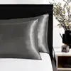 2pcs Satin Silk Pillowcase for Hair and Skin, Coral Pillow Cases Standard Size Set of Super Soft Pillow Case 4 2pcs Satin Silk Pillowcase for Hair and Skin, Coral Pillow Cases Standard Size Set of Super Soft Pillow Case 4