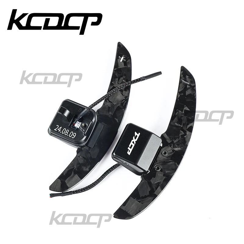 

For Audi TTRS R8 A4 A5 B9 RS4 RS6 RS5 RS7 Q5 Q7 A6 C8 A7 Car Magnetic Steering Wheel Paddle Shifter Carbon Fiber Shift Paddle