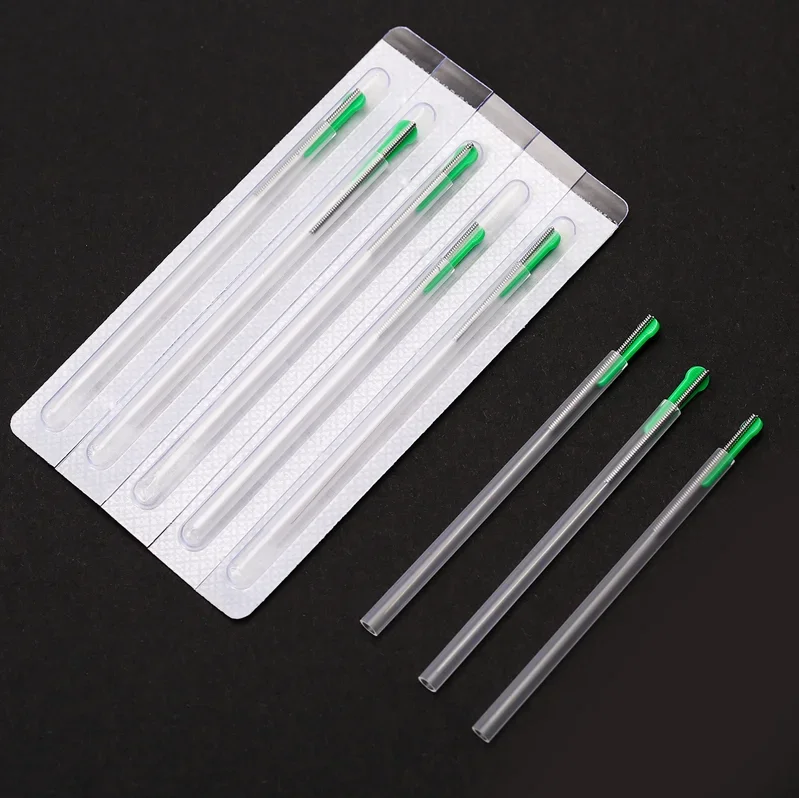 100pcs Hualong sterile acupuncture needle individual packing one needle one tube massage needle 0.18/0.20/0.25/0.30/0.35mm