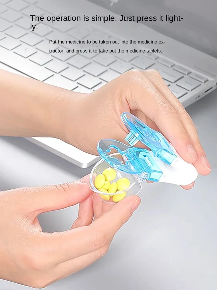 Portable Pill Cutter with Anti-contamination Design for Easy Medicine Splitting