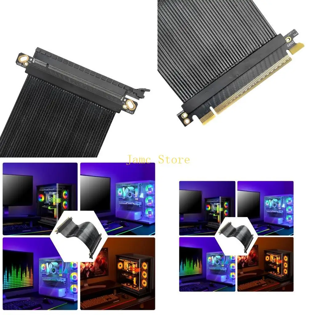 

LX0B Низкие профили PCIE5.0 x16 разъемы разъемов для расширения производительности