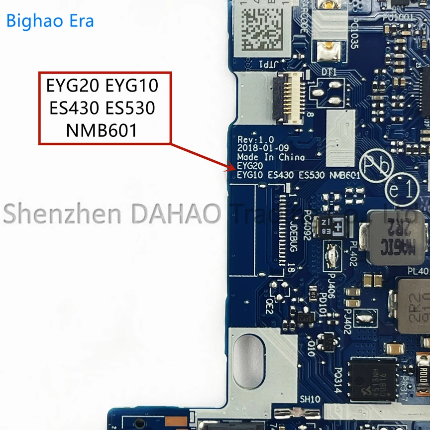 Imagem -03 - para Lenovo Yoga 53014ikb Flex 6-14ikb Placa-mãe do Portátil com i3 i5 i7 Cpu Ddr4 Uma Fru: 5b20r08512 5b20r08774 Nmb601 Nm-b601
