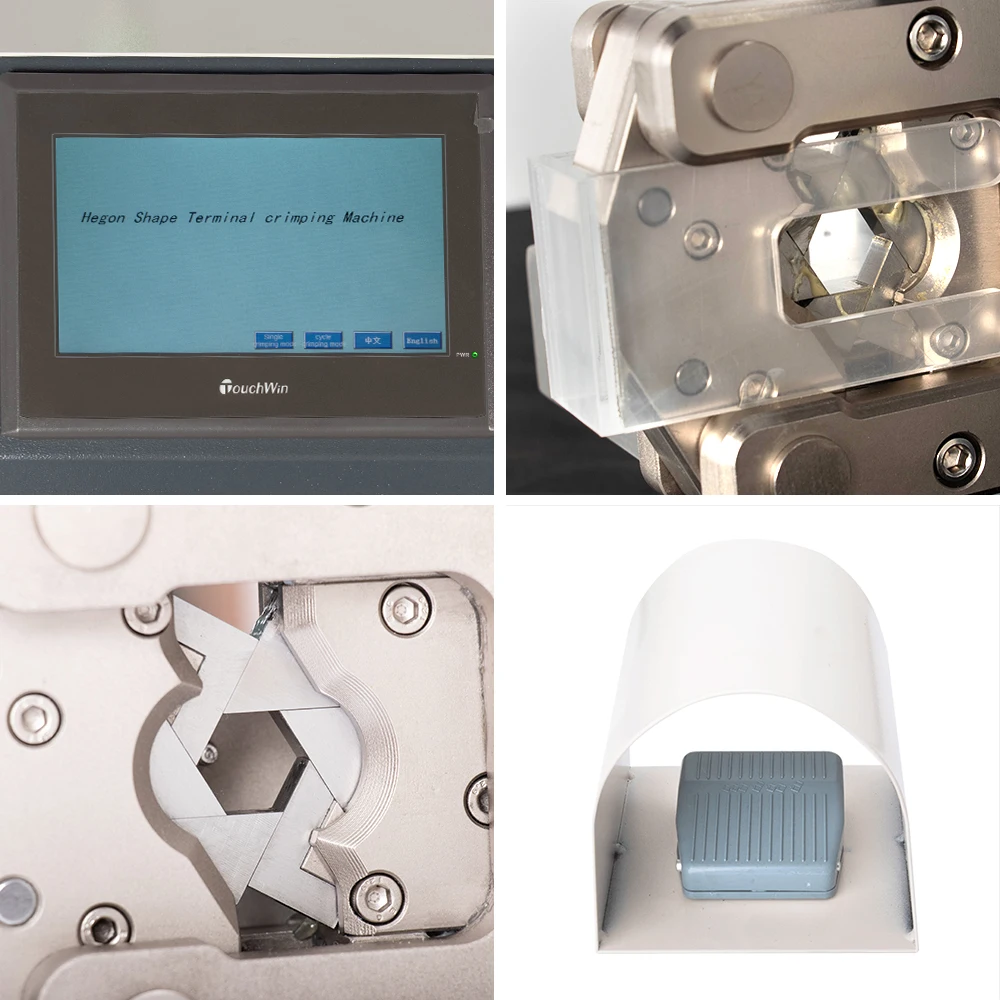 EW-50C-1 Cable Lugs Machine Hexagonal Cable Lug Wire Terminal 40KN Crimping Equipment for Cable Manufacturing