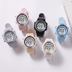 Student Sport Watches for Kids Colorful Electronic Watches Multifunction Waterproof Clock Children Digital Watch for Boys Girls