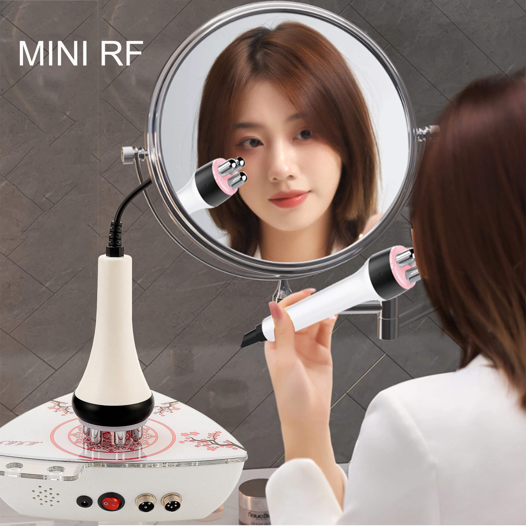 جهاز تجميل تنحيف الجسم لشد الوجه EMS ، تجديد شباب جلد الفوتون ، جهاز شد ، إزالة تجاعيد أكياس العين #4