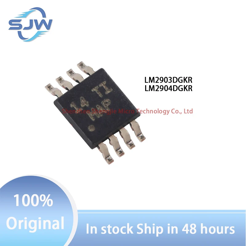 

LM2903DGKR LM2904DGKR Screen printing MAP MBP encapsulation VSSOP-8 Operational amplifier comparator chip