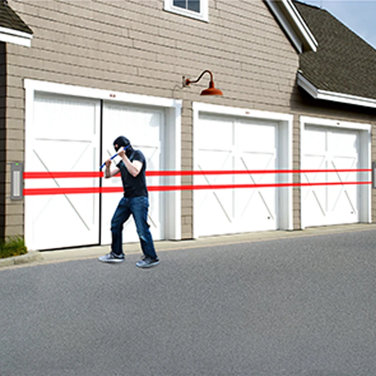 Alarm Home Security Guard Long Transmission Range 190 Feet Wide Sensor Range Solar Wireless Driveway Alarm System