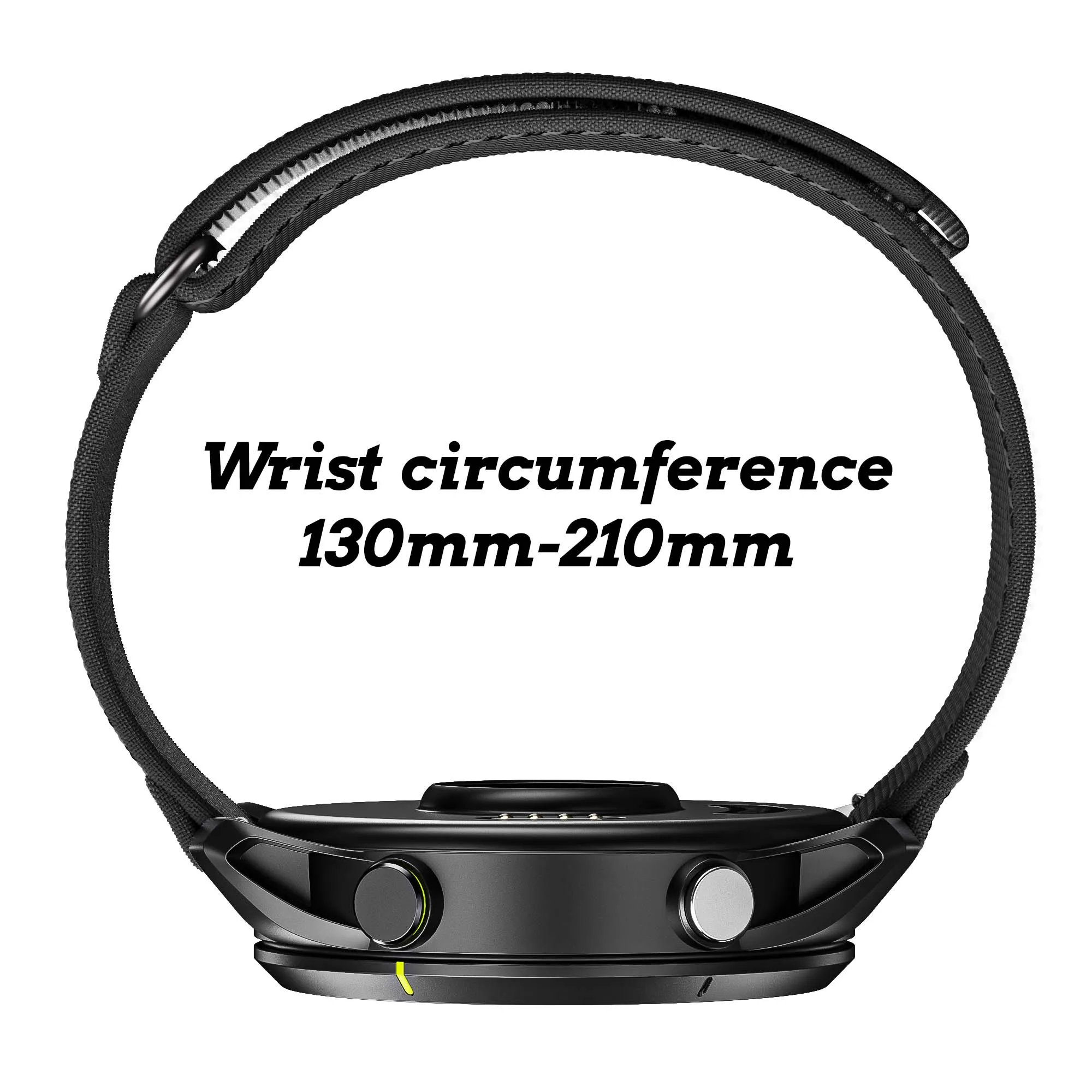 Nylon Band for Samsung Watch 7 6 5 4 40mm 44mm Classic/Active/Gear S3 Frontier 20mm 22mm Sport Loop Strap Amazfit GTS 3 4