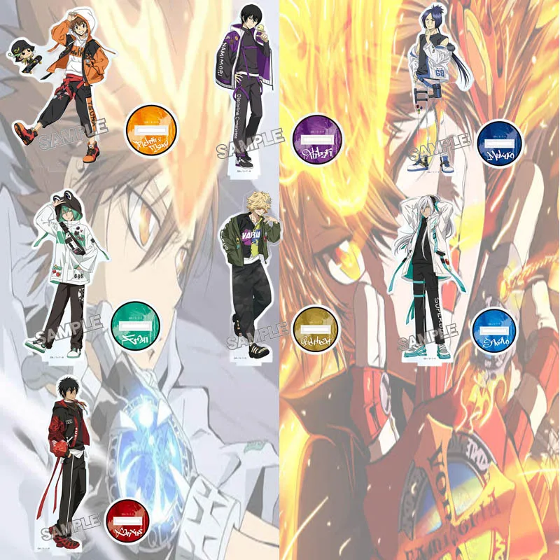 Katekyō Hitman Reborn! 15CM Fashion Anime Character Acrylic Stand Figure Tabletop Display Ornament Collection Keychain
