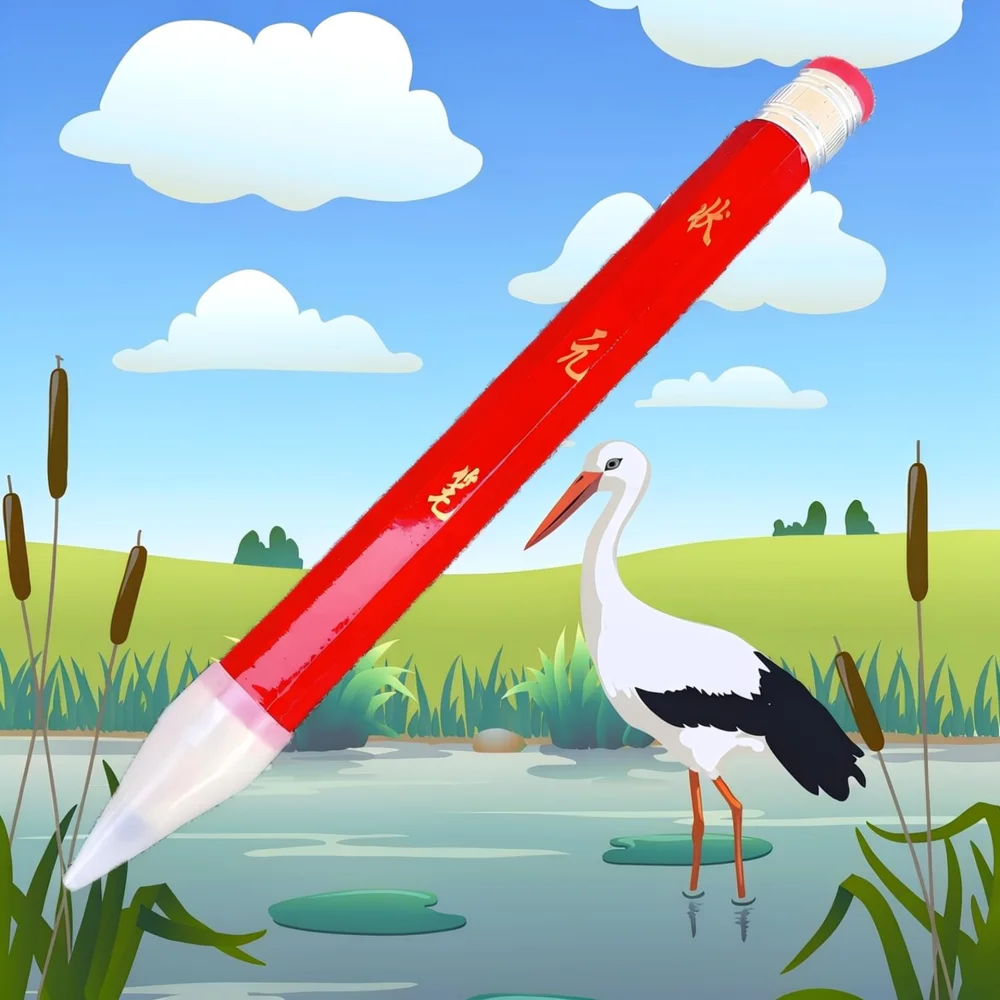 Large Wooden Pencil Decorative Writing Tool Creative Stationery Giant Office Desk Accessory Gift For Students And Fans