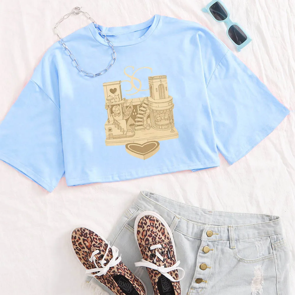 سابرينا كاربنتر هاوس جولة 2025 المحاصيل الأعلى مثير قميص الفتيات تي شيرت #6