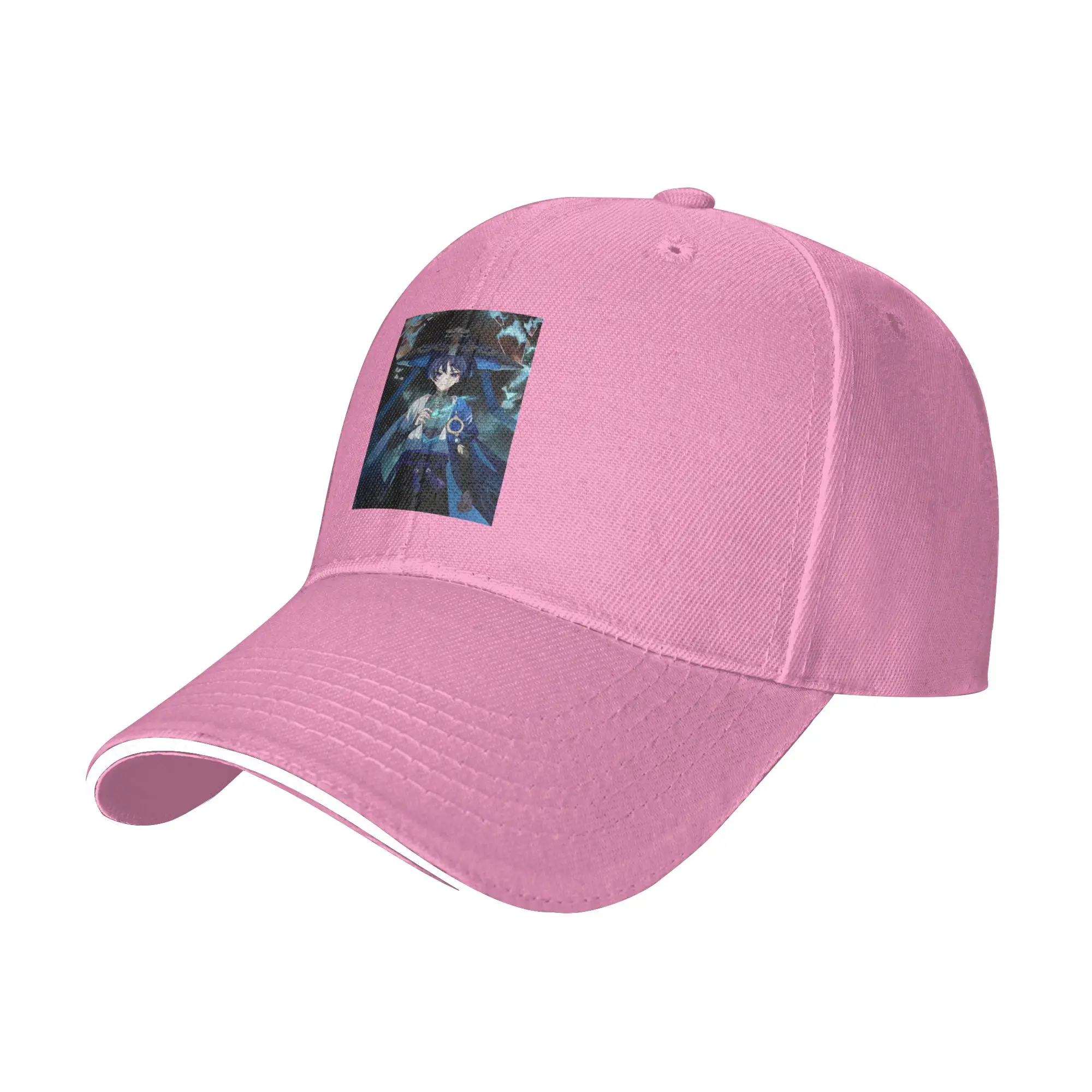 Scaramouche And Wanderer Game Cap Casual Baseball Caps Adjustable Hat Hip Hop Summer Unisex Baseball Hats Customizable