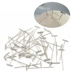 T-Pins For Wig Making/Display On Foam Head Style T Pin Needle T pins Stainless Steel Mannequin Head Type Sewing Hair Salon