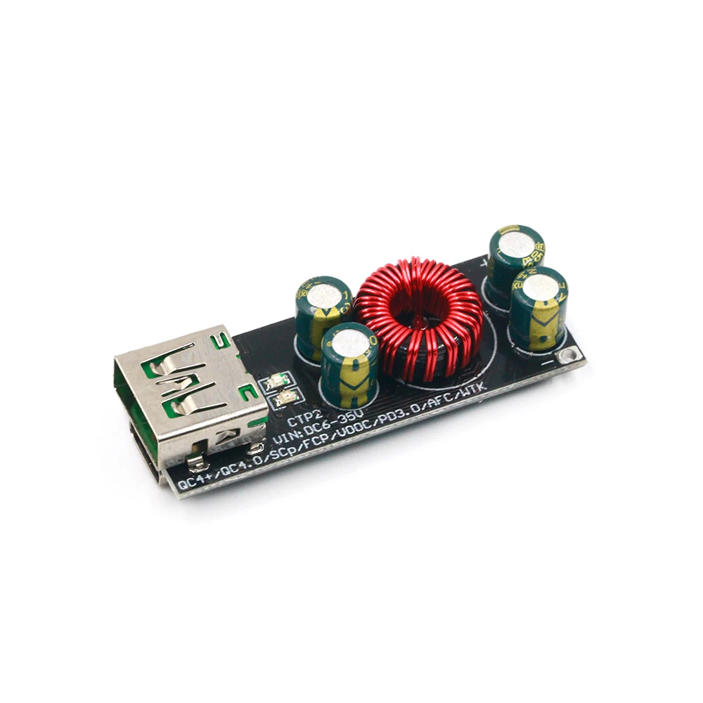 

QC4.0 USB Type-C Mobile Phone Quick Charge Adapter 6-35V Step Down Board Buck Charge Module for PD3.0 AFC SCP/FCP PD DASH PE2.0