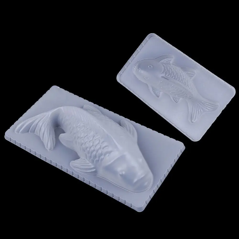 Pudding Molds Baking Tool 3D Koi Fish Shape Pudding Molds Sugarcraft Mold Silicone Mold Cake Chocolate Jelly Mould Rice Mold