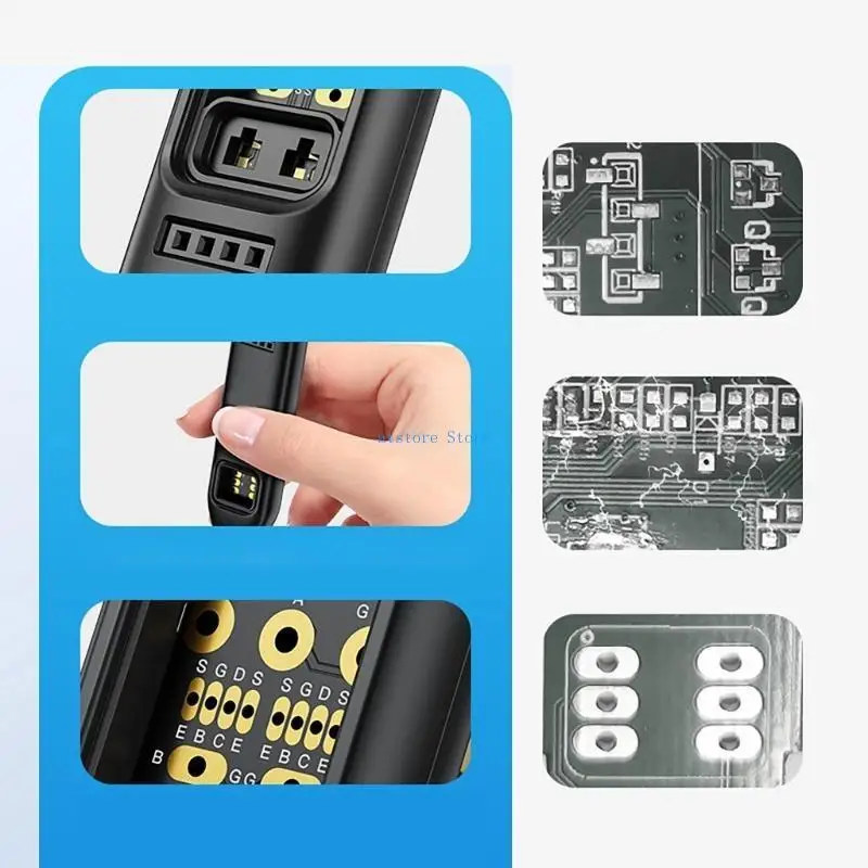 أداة اختبار H37D Optocoupler لثايرستور وترانزستورات مع اكتشاف ذكي واختبار المكونات الإلكترونية وتحليلها #2