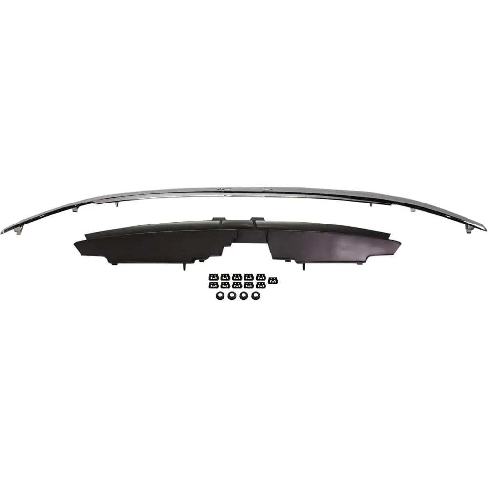 Gruppo griglia anteriore per Chevrolet Trailblazer 2002-2009, accessori Chevy Trailblazer, nero verniciato, centro cromato