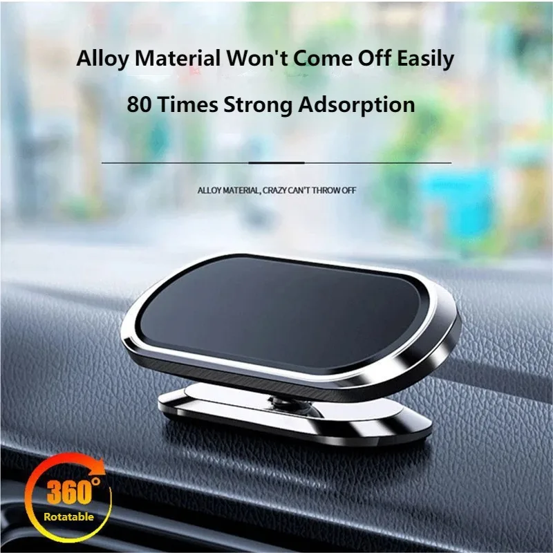 360 Rotat Car Phone Holder Magnetic Universal Magnet Phone Mount for iPhone Xiaomi Samsung in Car Mobile Cell Phone Holder Stand