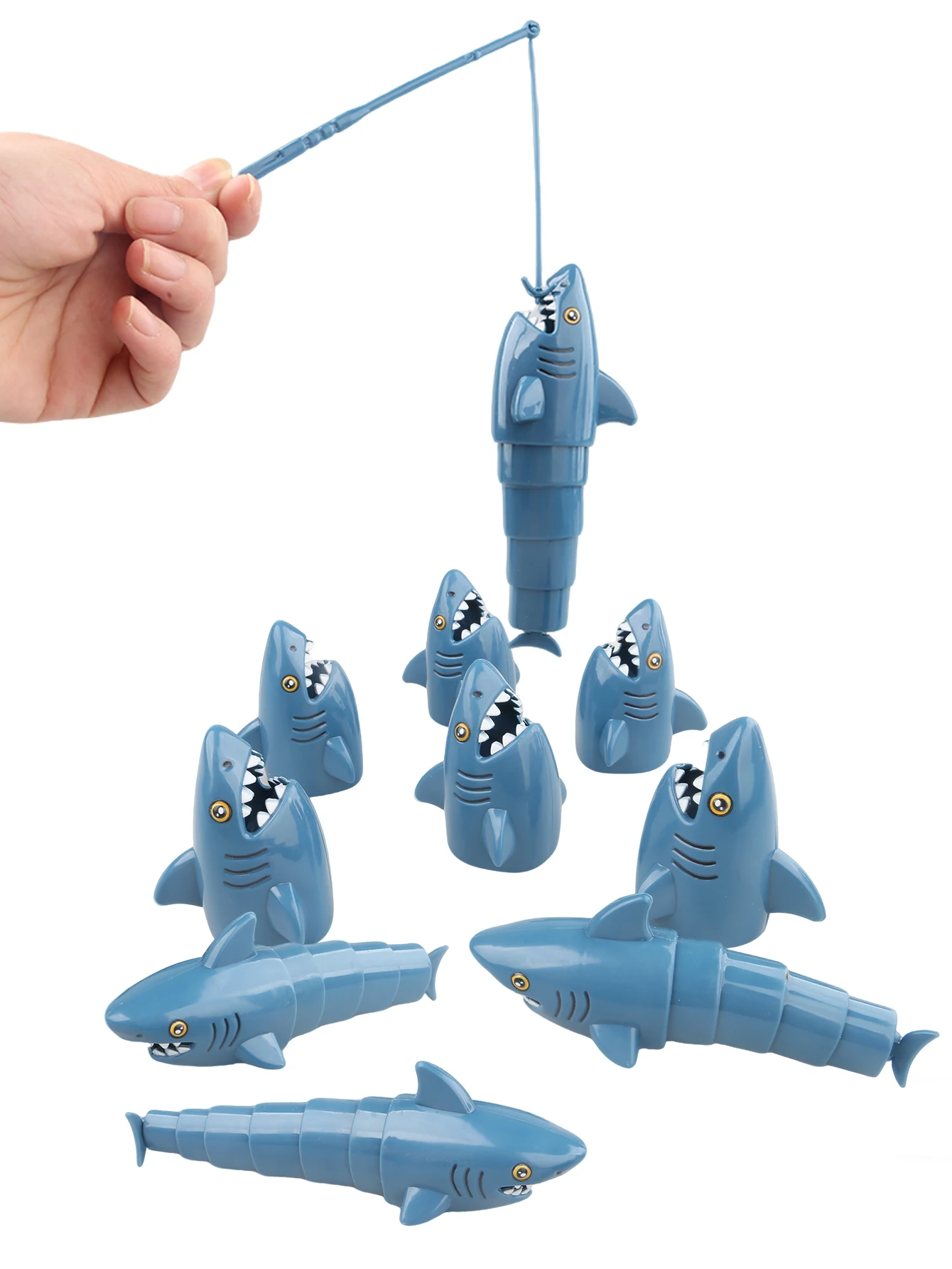 Fishing Master Parent-Child Interactive Shark Board Game Toys, Children's Educational Desktop Games, Baby Birthday Gift view 6