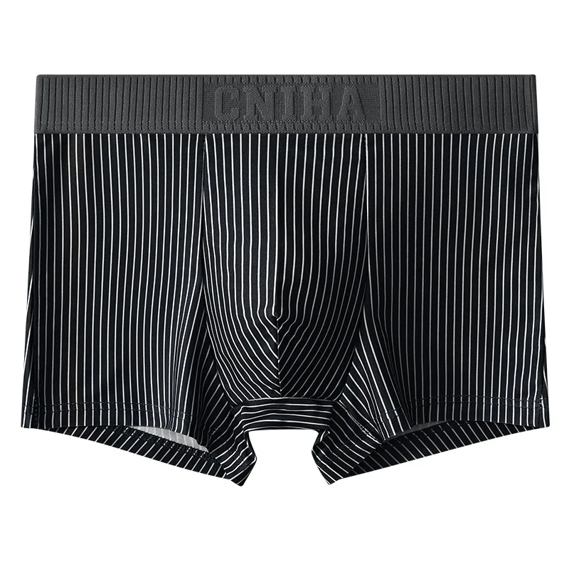 Men's Comfortable Underwear - Straight-Cut Pants for Men - Trendy Sports Shorts for Boys - Four-Piece Briefs - Short Thin Pants