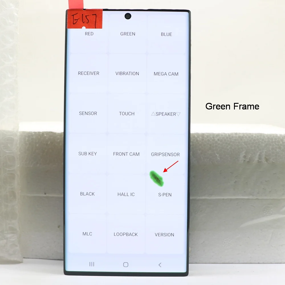 For Samsung Galaxy S22 Ultra 5G S908 LCD Display Touch Screen Digitizer With Frame For S22Ultra S908B AMOLED LCD Screen Assembly image 2