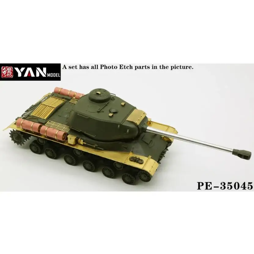 Yan Model PE-35045 1/35 Scale Photo-Etched Parts for Soviet JS-2 Heavy Tank Model 1944 (for Tamiya)