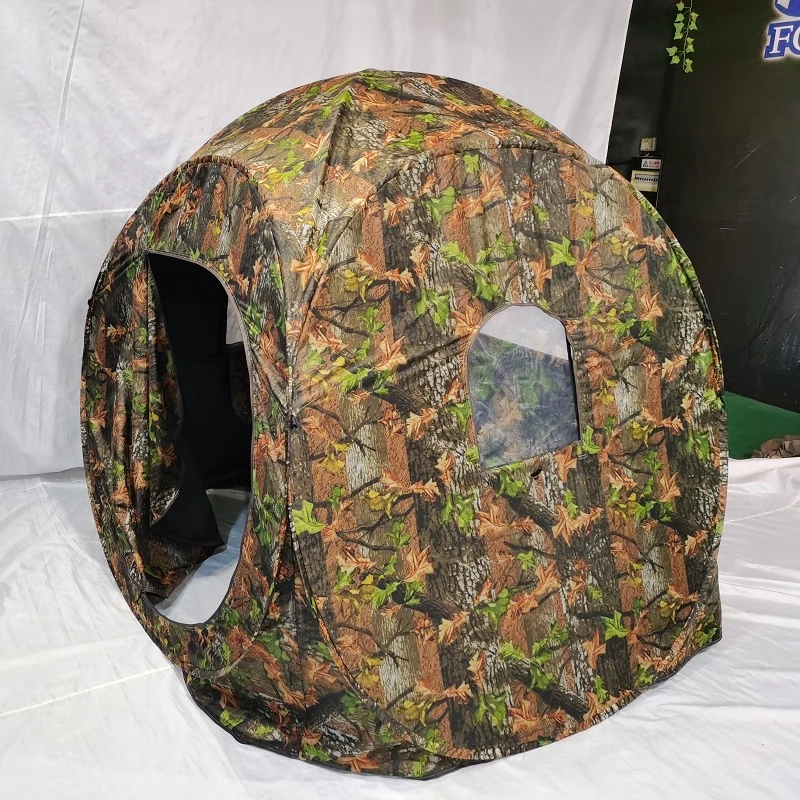 Outdoor 2-3 Person Automatic Family Shooting Watching Bird Tent Camouflage Beach Hiking Taking Photo Hunting Camping Car Awning