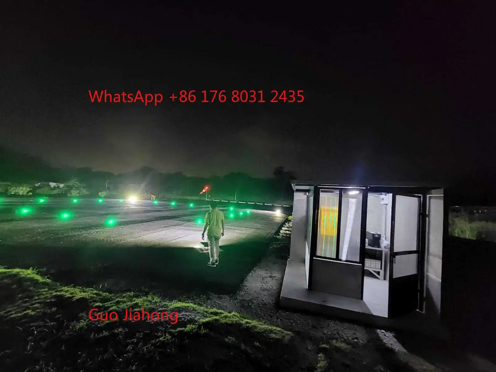 Fato de treino para homens barato omni-direcional semi-reflexo escurecimento perímetro inset helipad luz fato/tlof heliport luz