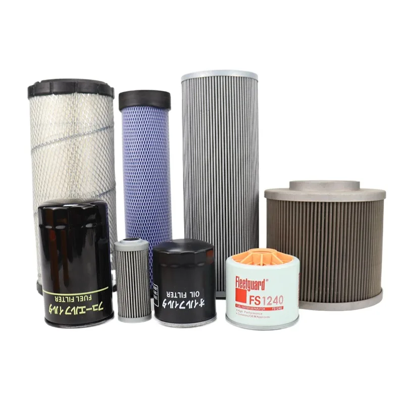 For Sdlg Excavator Lg685f 85 Yanmar Vio Engine Oil Filter,diesel Air Oil Water Hydraulic Return Oil Excavator Accessories