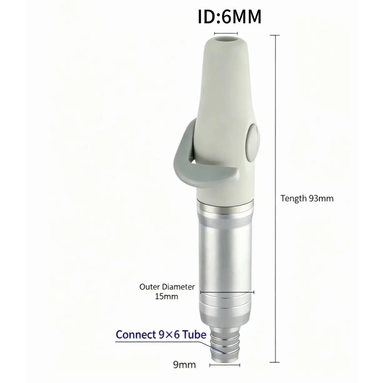 Picture 7: Dental Strong Weak Suction Handpiece Adjustable Switch Saliva Ejector Tips For Dental Chair Unit Replacement Accessories