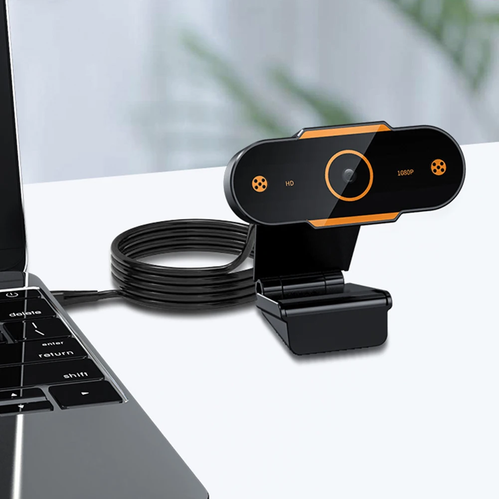 كاميرا ويب للكمبيوتر USB 4K-480P HD كاميرا ويب بتركيز تلقائي CMOS كاميرا كمبيوتر مع ميكروفون لاجتماع التدريس لشبكة الاتصال بالفيديو