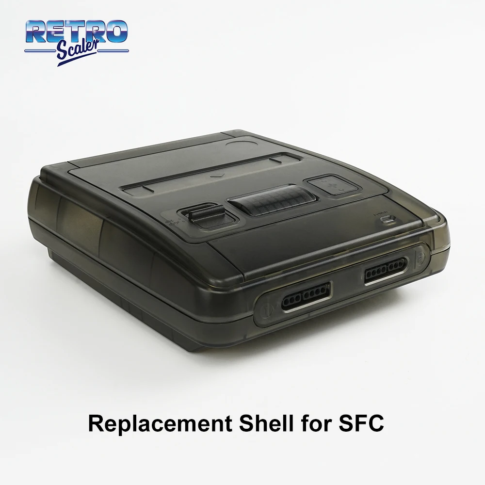 

Bitfunx Transparent SFC Replacement Shell Protective Case For Super Famicom Game Console Super NES Console