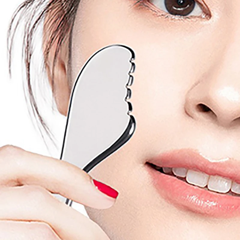 

Stainless Steel Kawaii Cute Diy Daily Use Gua Sha Board Scraping Body Massager Facial Lifting For Muscle Relaxing Soft Tissue