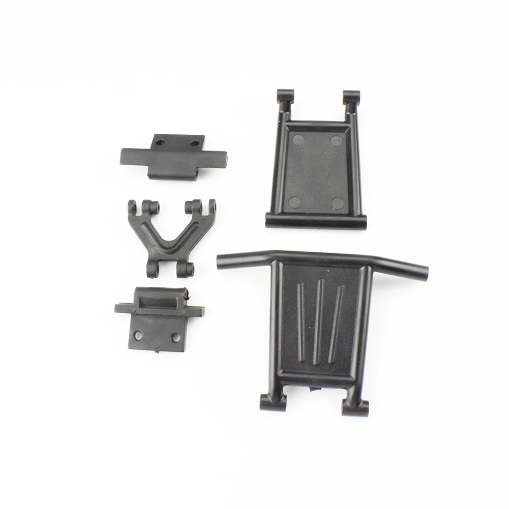 FEDI-New 1 Set For Wltoys 124018 1/12 RC Car Upgrade Parts RC Car Front & Rear Bumper Anti-Collision Bar Spare Accessories