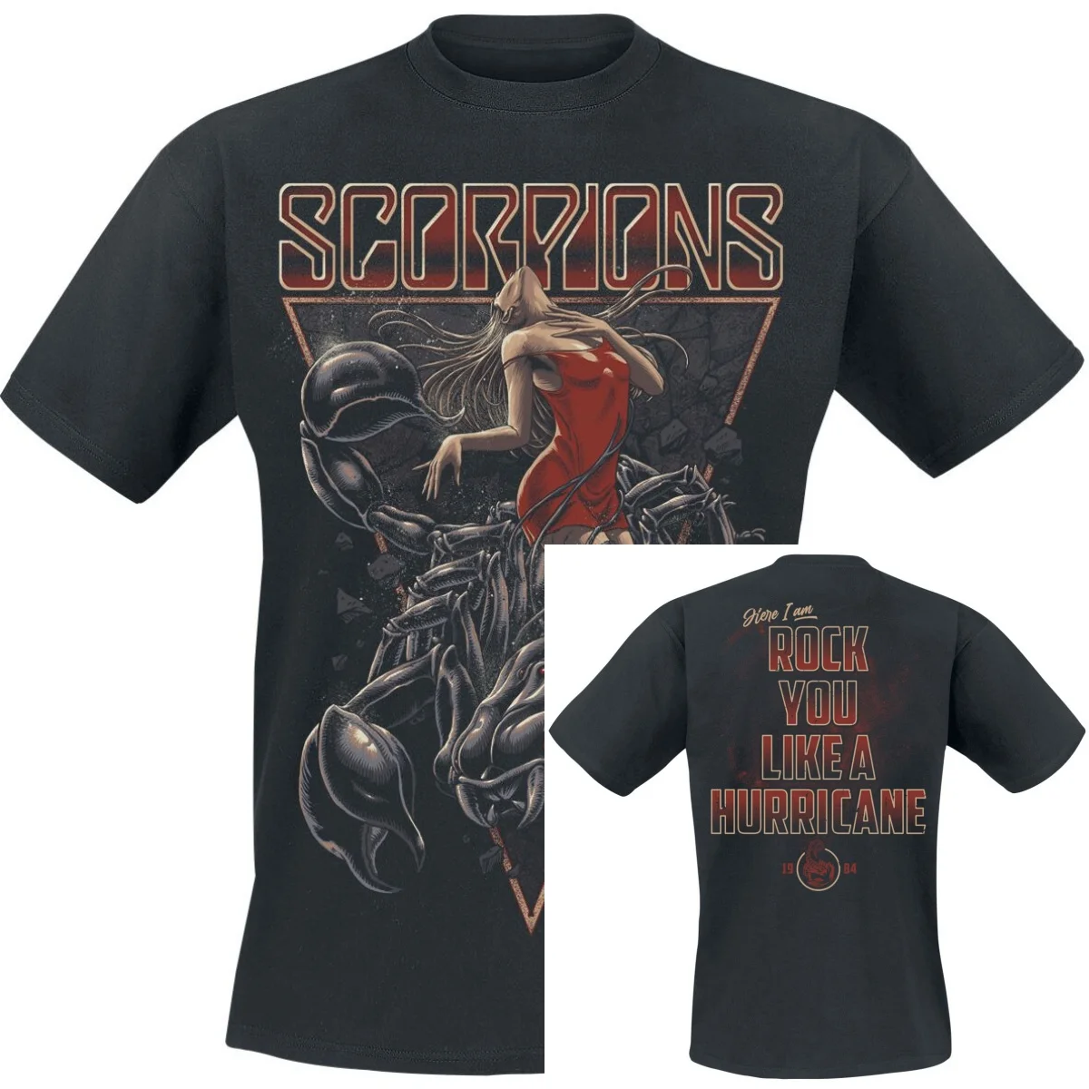 2026 Scorpions Graphic Cotton Band T-shirt Unisex Summer Short Sleeve Fashion Brand Tee Luxury Casual Vintage Tees