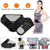 Waist Protection Self Heating Belt Adjustable Lumbar Spine Massage Support Belt Waist Protection Care Tool For Women Men B1G7