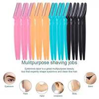 3/4/10Pcs Eyebrow Trimmer Blade Shaver Portable Eyebrow Shaper Facial Epilator Hair Remover Safe Razor Woman Beauty Makeup Tools