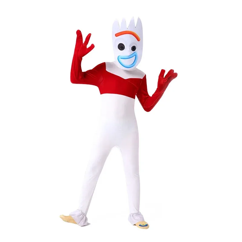 Toy and Story Fogg Forky Jumpsuits Anime Cosplay Costume Kids Adult halloween party Children Festival Role Play Performance