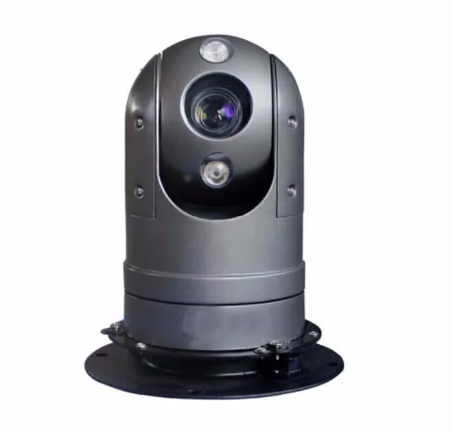 36X Dome Infrared Waterproof PTZ Vehicle Mounted Camera With Night Vision CCD Sensor H.265 Video Compression 1-Year Warranty