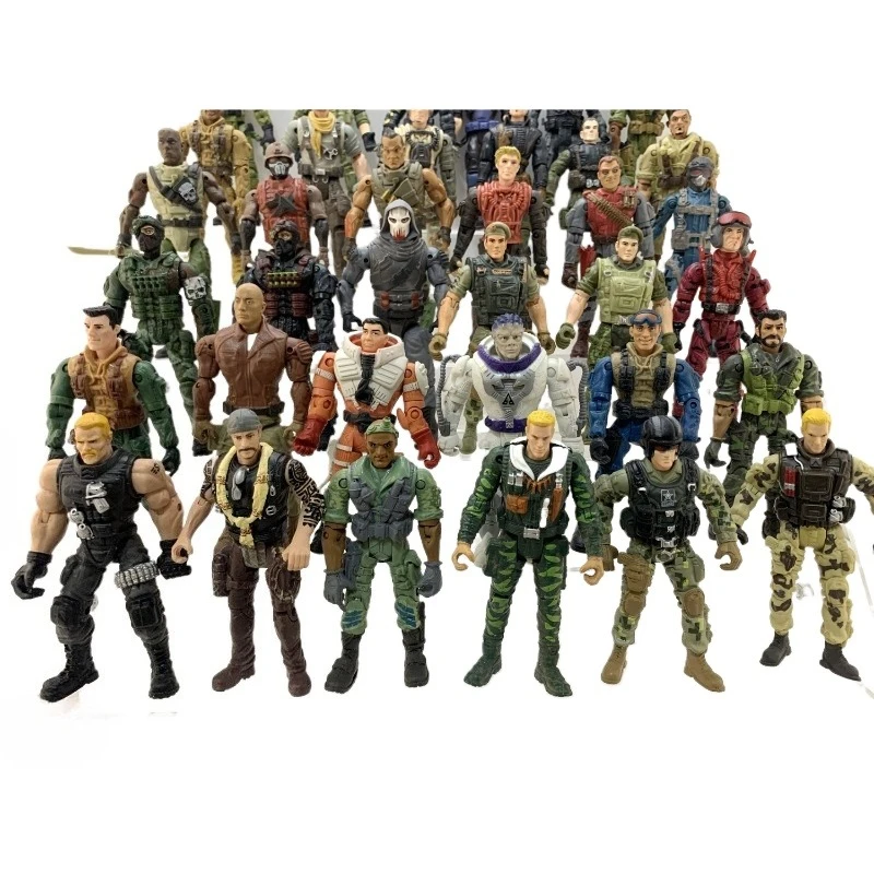 

Authentic Loose Action Figure, Articulated 3.75-inch Warrior Leonard Action Figures Children's Toys Christmas and Birthday Gifts