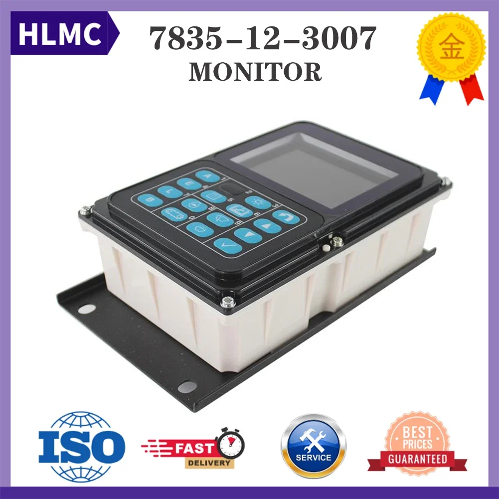 Excavator Spare Parts 7835-12-3007 7835-12-1008 7835-12-1007 Excavator Monitor Panel For Komatsu PC200-7 PC210-7 PC300/PC360-7